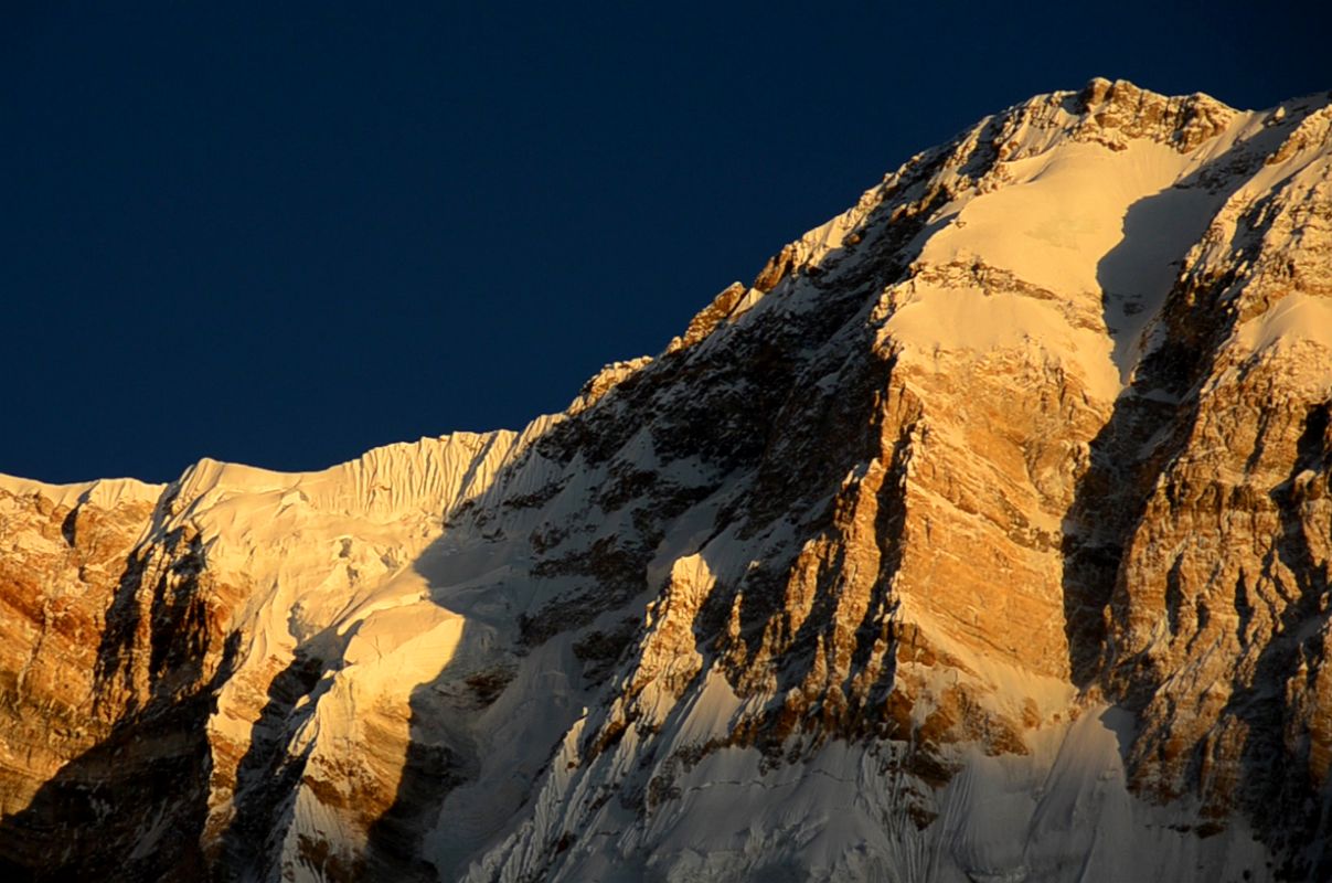 06 Annapurna Main Close Up At Sunrise From Annapurna Base Camp In The Annapurna Sanctuary 